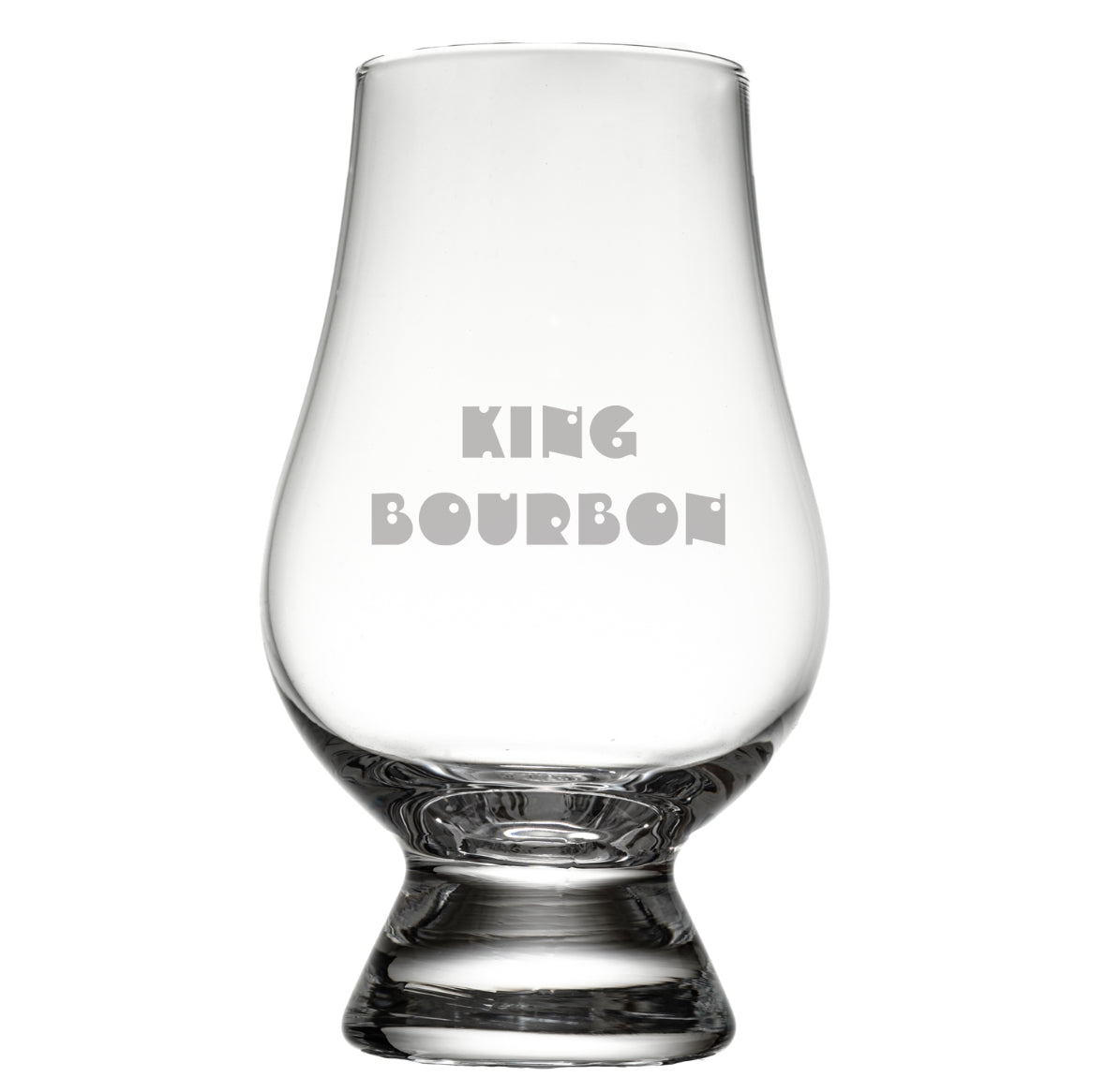 King Bourbon Glencairn whiskey glass